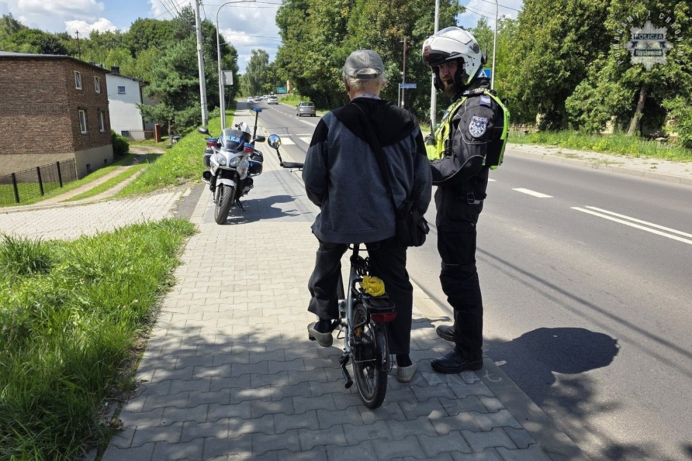 Kontrola hulajnóg i rowerów elektrycznych w Mysłowicach