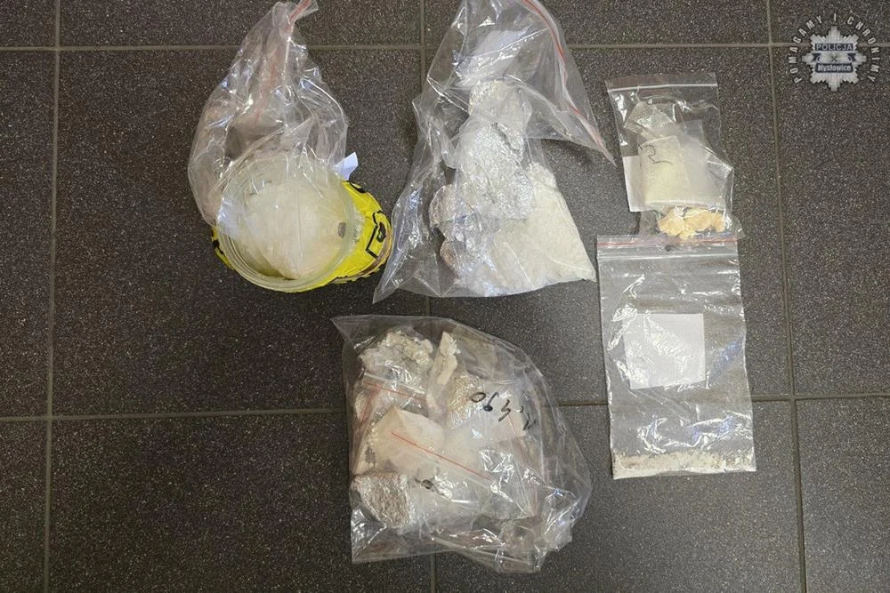 50-latek zatrzymany z narkotykami / fot. KMP Mysłowice
