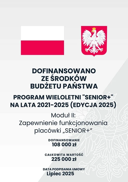 Dofinansowanie dla placówki „Senior+” w Mysłowicach