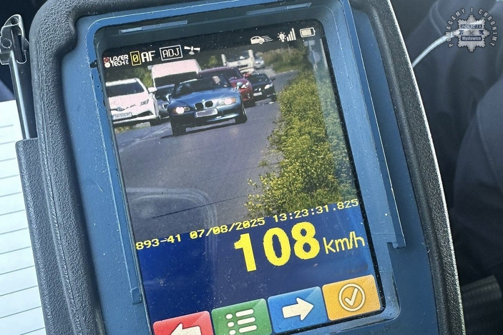35-latek stracił prawo jazdy za przekroczenie prędkości o 58 km/h