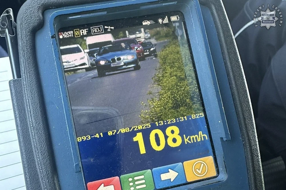 35-latek stracił prawo jazdy za przekroczenie prędkości o 58 km/h