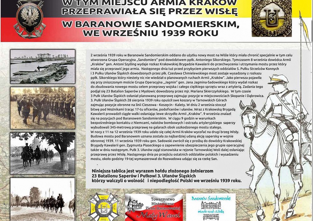 Upamiętnienie 23 Batalionu Saperów – program obchodów w Mysłowicach