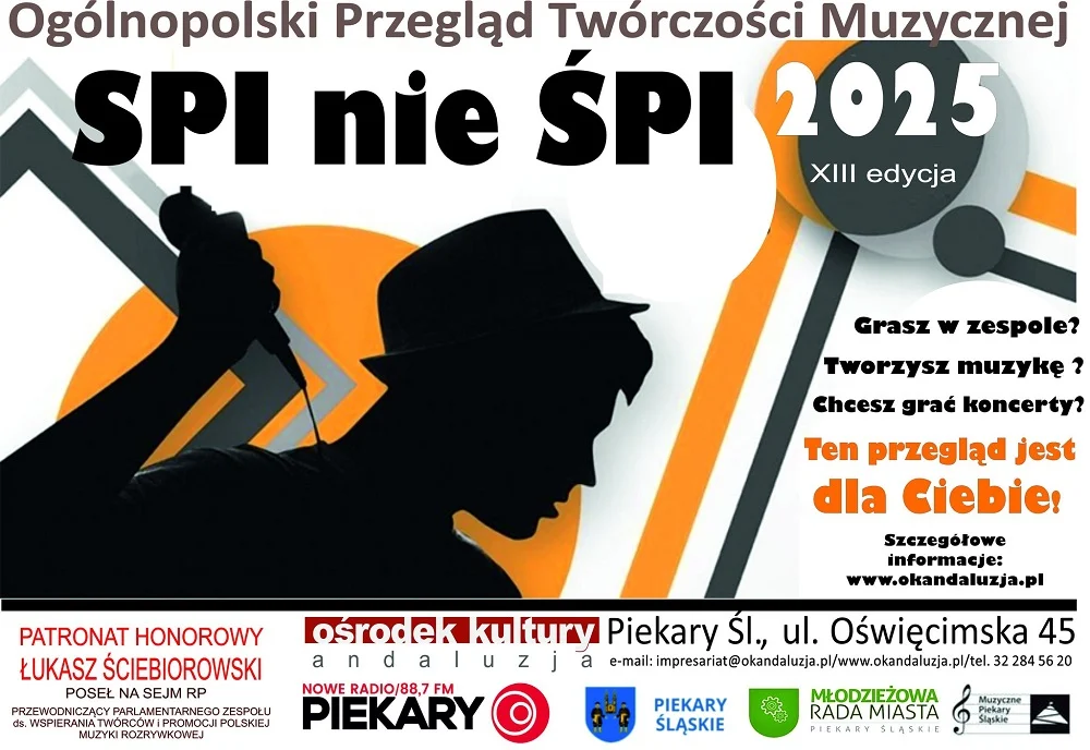 Ruszają zgłoszenia do XIII Przeglądu Twórczości Muzycznej „SPI NIE ŚPI”!