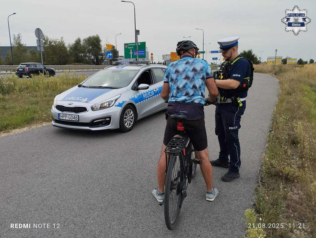 Policja sprawdziła 80 rowerzystów – aż 57 z nich popełniło wykroczenia