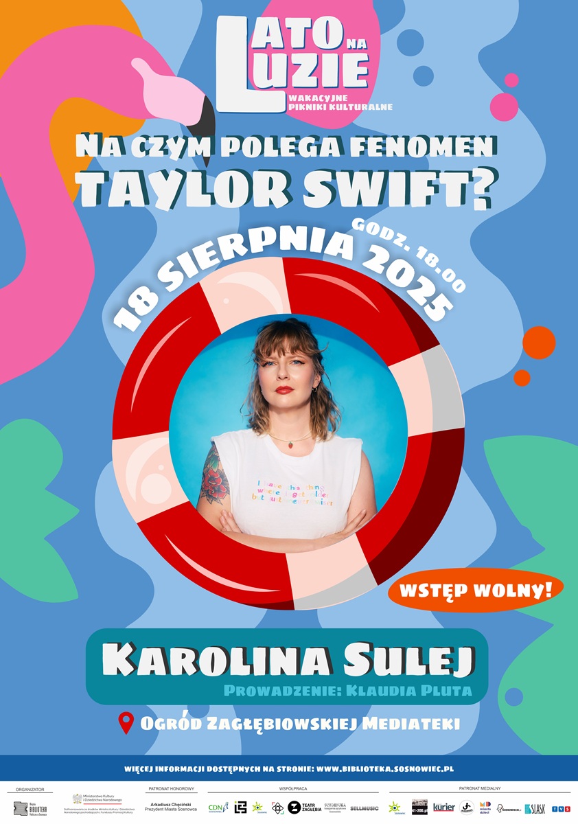 Na czym polega fenomen Taylor Swift? – Karolina Sulej w Zagłębiowskiej Mediatece