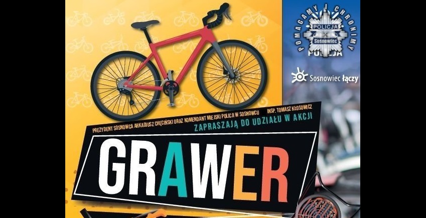 Zabezpiecz swój majątek! Znakowanie rowerów i sprzętu już jutro w Sosnowcu