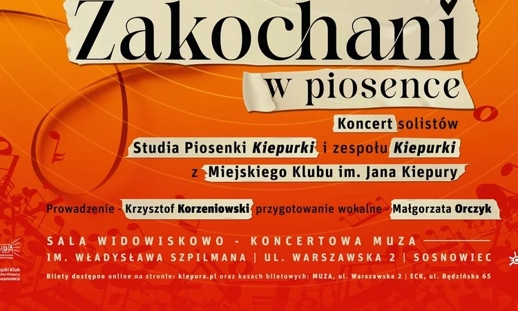 Przed nami Koncert "Zakochani w piosence" w MUZIE