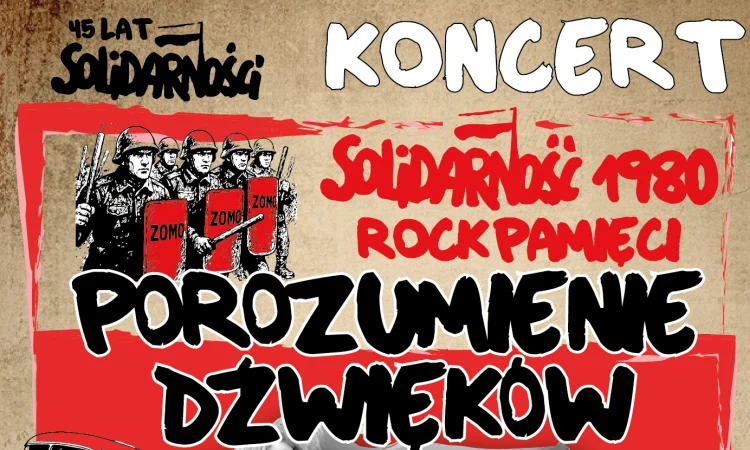 „Porozumienie Dźwięków. Solidarność 1980 – Rock Pamięci” – wyjątkowe wydarzenie w Sosnowcu