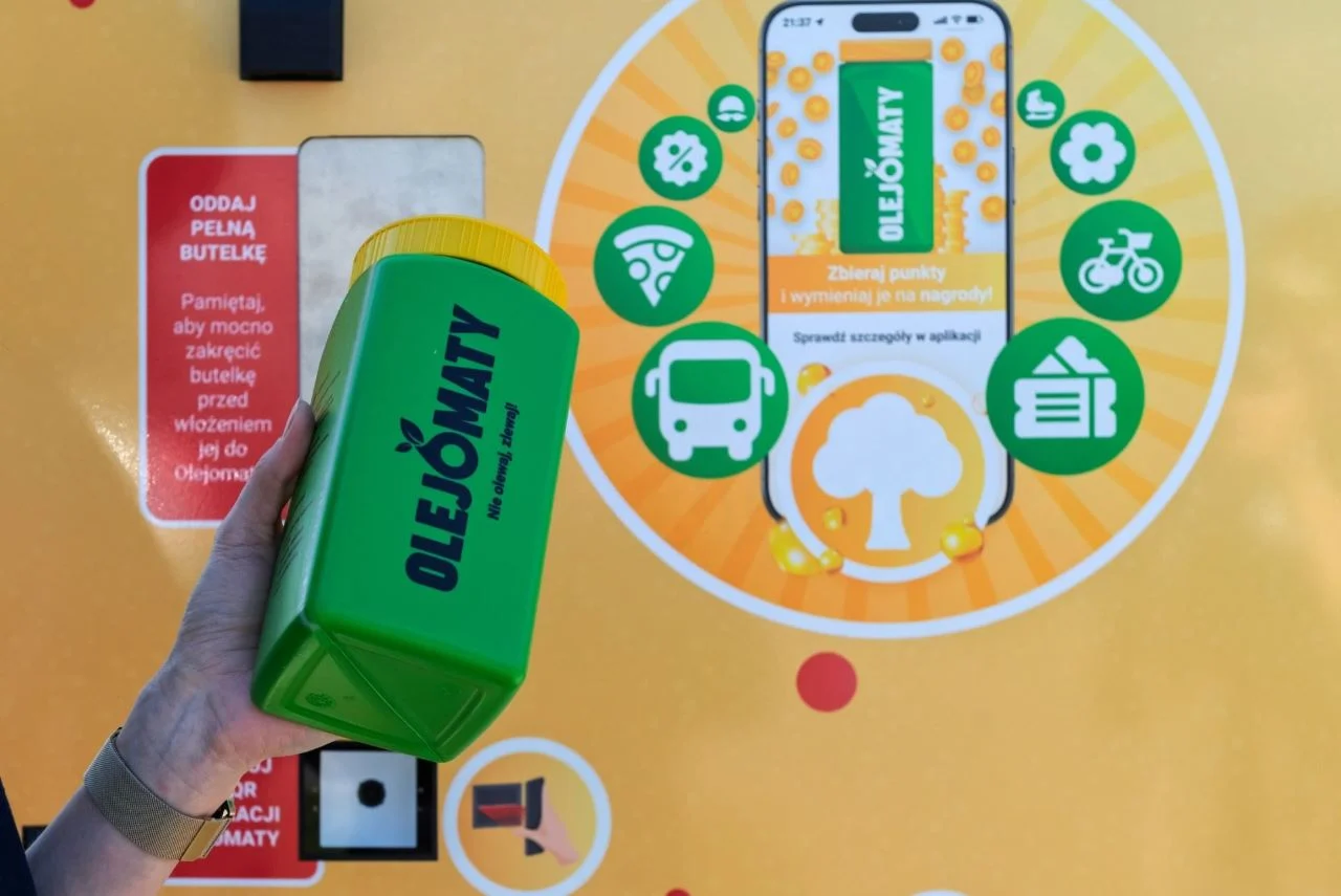 Bytomski olejomat bije rekordy! Bytomianie zebrali w lipcu aż 75 kilogramów oleju