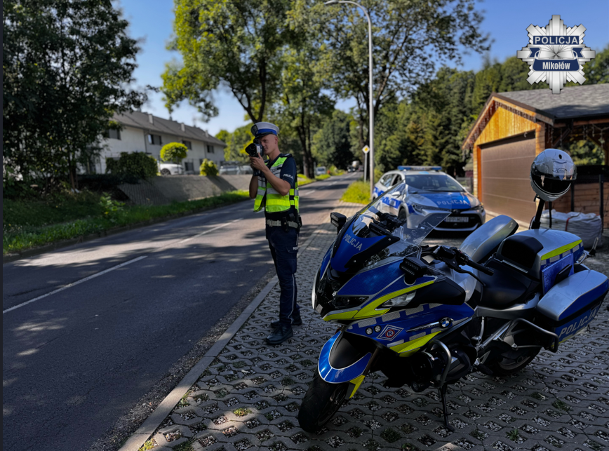 Mikołów: Policja przeprowadziła akcję „Prędkość” – 45 kontroli prędkości na drogach