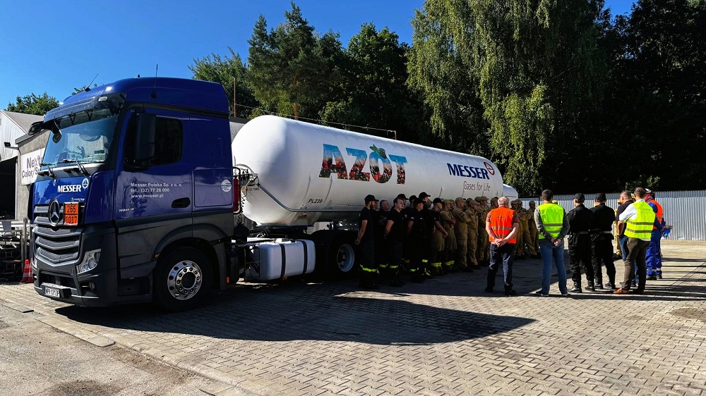 Gaz w cysternach pod kontrolą – strażacy szkolili się w Mikołowie!