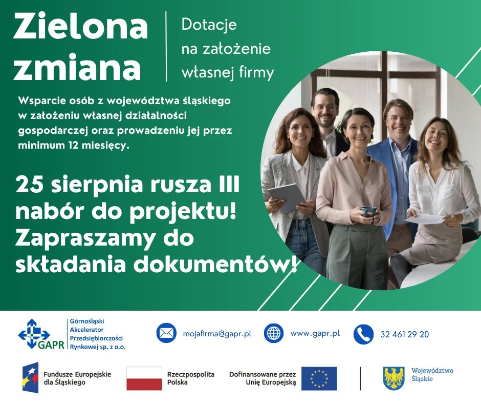 „Zielona zmiana” – dodatkowy nabór na dotacje dla osób z sektora górniczego