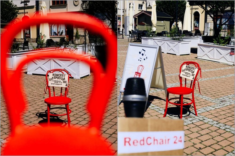 Niespodzianka na Rynku Żor – Czerwone Krzesło powraca!