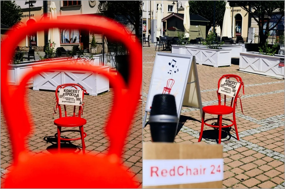 Niespodzianka na Rynku Żor – Czerwone Krzesło powraca!