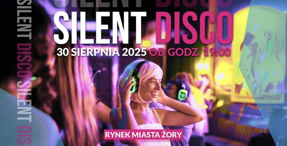 Silent Disco w Żorach – taneczny finał wakacji w Żorach! Nie przegap tego wydarzenia