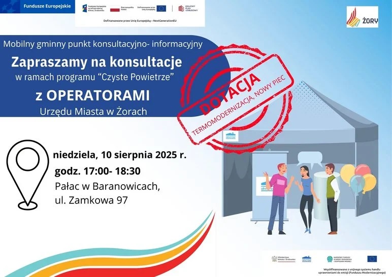 Mobilny punkt informacyjny programu „Czyste Powietrze” w Żorach – już w niedzielę!