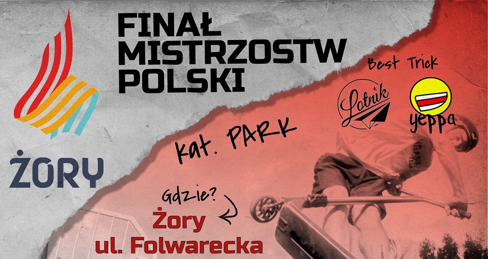 Finał Mistrzostw Polski w jeździe na hulajnodze już 9 sierpnia w Żorach!
