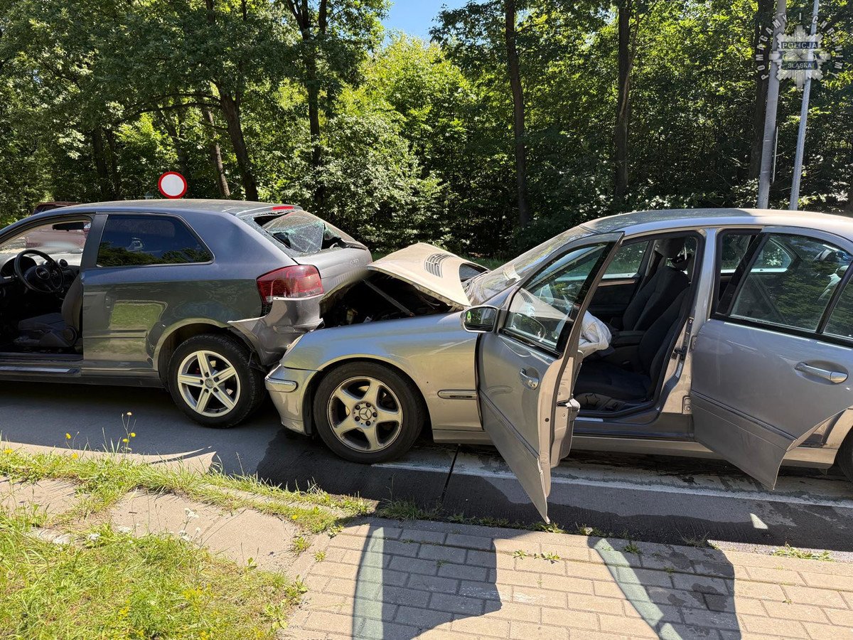 Wypadek na DK81 w Żorach - świadkowie i służby zareagowały błyskawicznie!