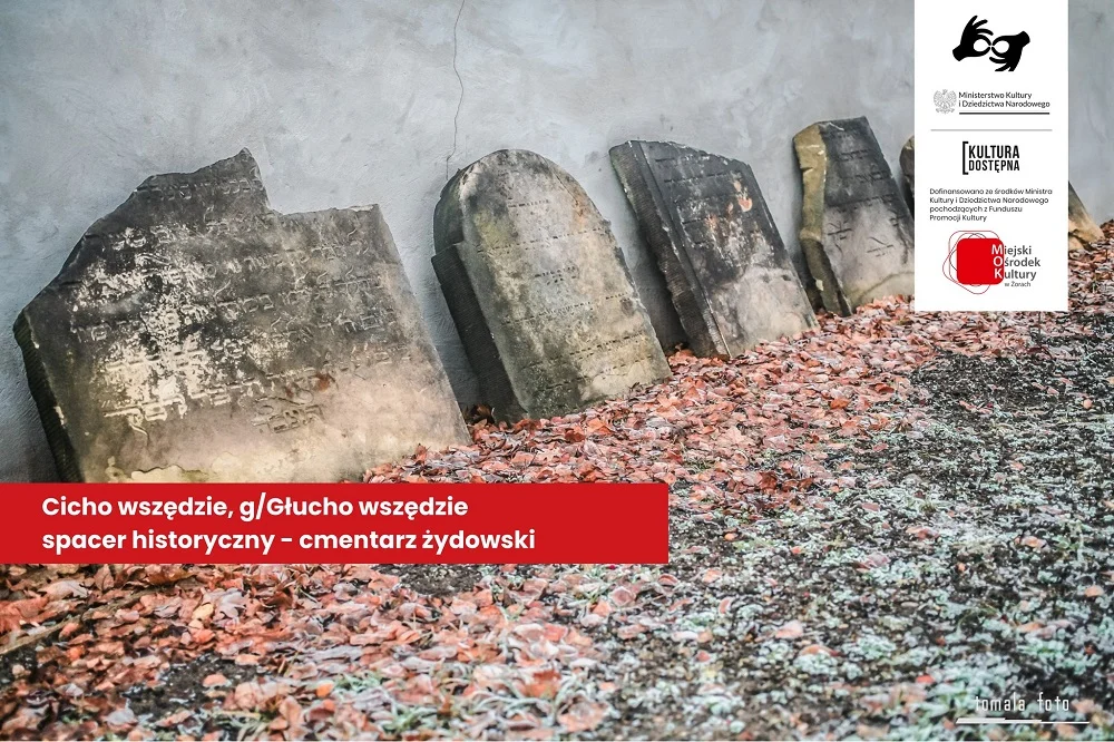 Spacer po cmentarzu żydowskim w Żorach – historia Gminy Żydowskiej