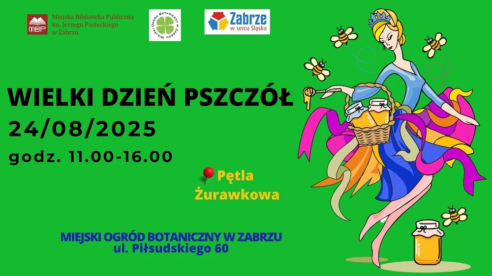 Wielki Dzień Pszczół w Zabrzu – warsztaty, teatr, iluzje i atrakcje dla całej rodziny!