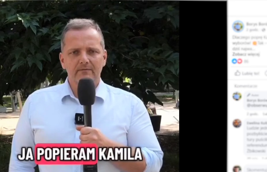 Borys Borówka z PiS jednak poparł Kamila Żbikowskiego
