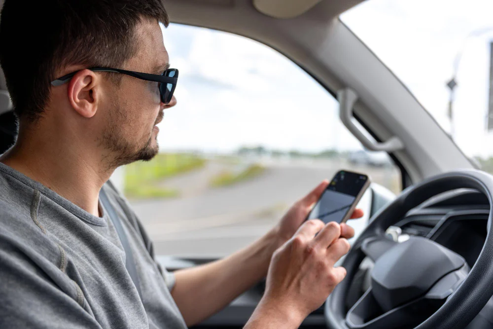 Telefon w ręku kierowcy to śmiertelne zagrożenie – zatrzymaj się, zanim odpiszesz