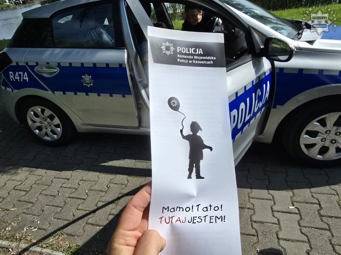 "Mamo! Tato! Tutaj jestem" – świętochłowicka policja edukuje rodziców i najmłodszych