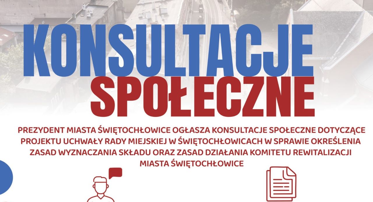 Konsultacje społeczne w Świętochłowicach: ruszają rozmowy o Komitecie Rewitalizacji