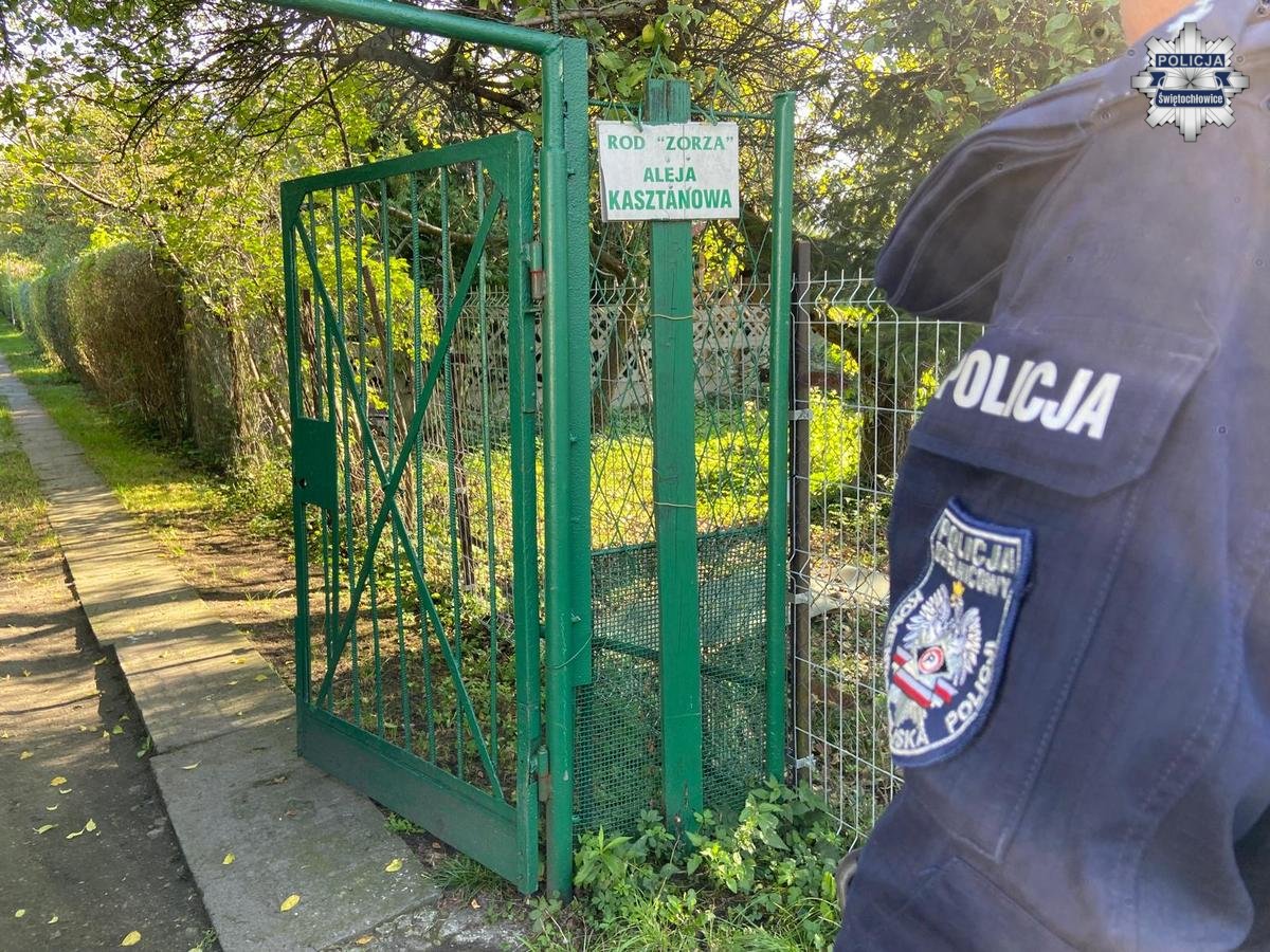 Dzielnicowi kontrolują ogródki działkowe – bezpieczeństwo podczas końcówki wakacji