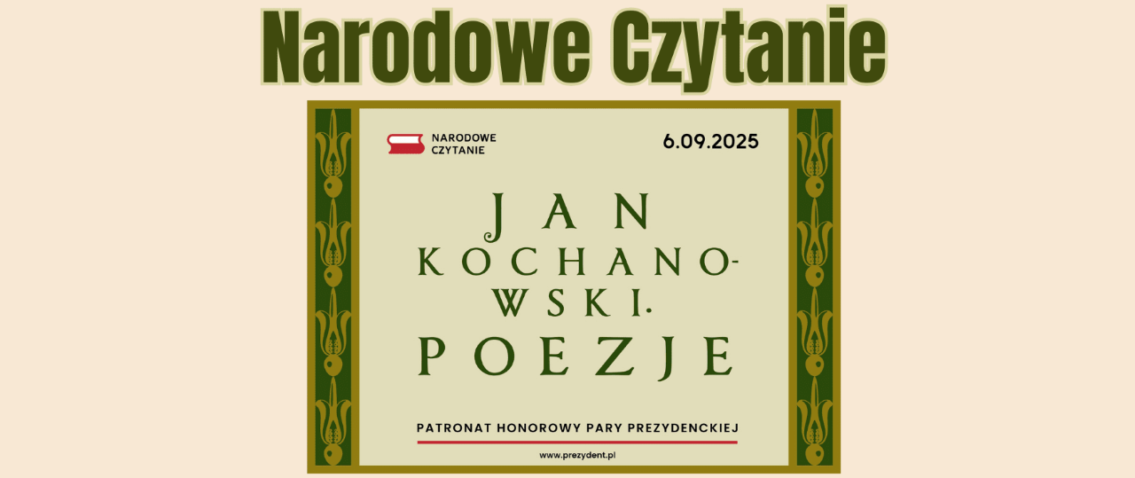 Narodowe Czytanie w Świętochłowicach. W centrum uwagi poezja Jana Kochanowskiego