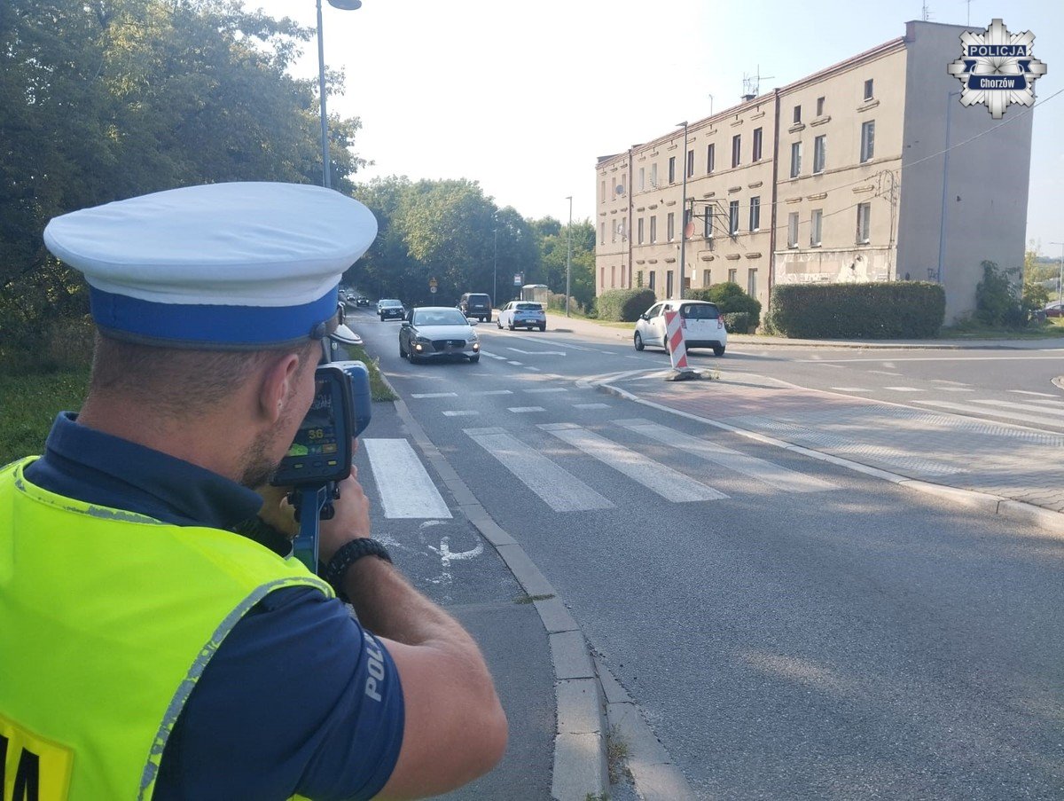 Ogólnopolska akcja „Prędkość” na chorzowskich drogach - 58 wykroczeń w jeden dzień!