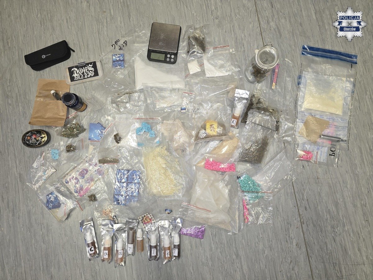 Narkotyki i nielegalna broń w rękach chorzowskich kryminalnych