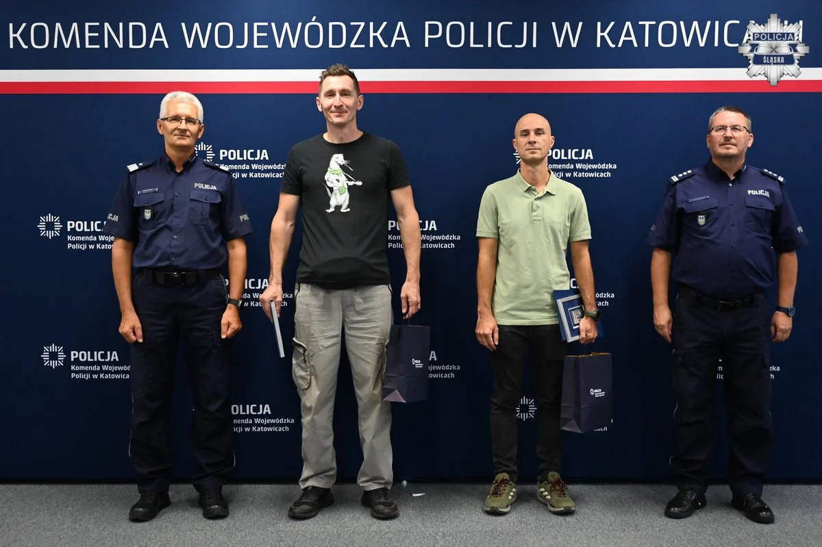 Bohaterscy mieszkańcy Chorzowa ujęli nożownika – podziękował im szef Śląskiej Policji