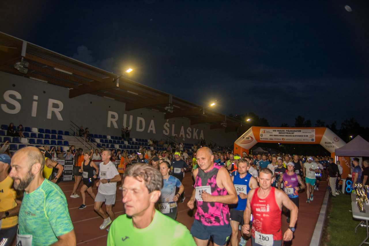 Za nami Rudzki Półmaraton Industrialny 2025 [FOTORELACJA]