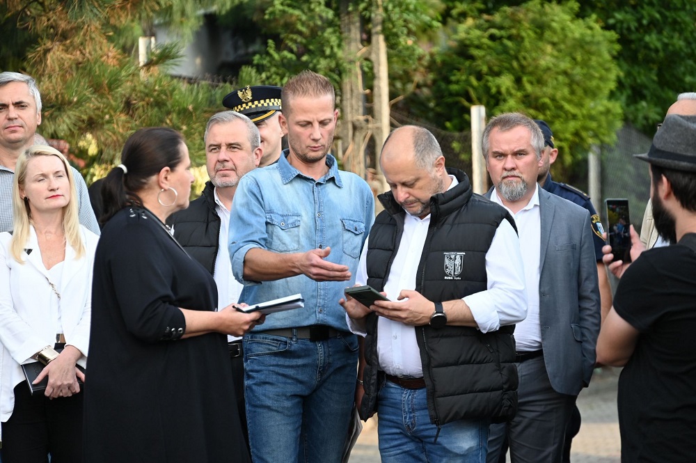 Michał Pierończyk rozmawiał z mieszkańcami Bielszowic [FOTO]