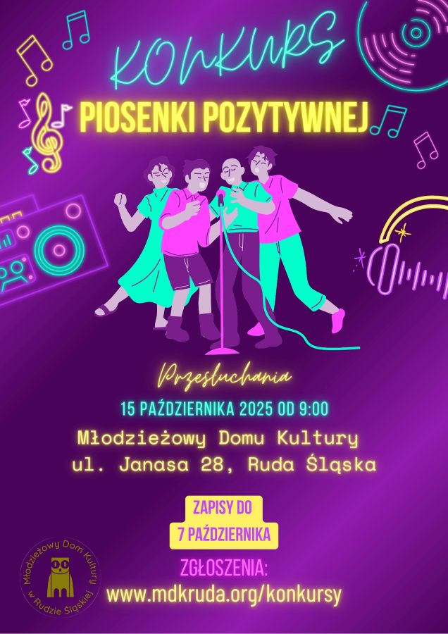 Lubisz śpiewać? Zgłoś się na konkurs do Młodzieżowego Domu Kultury!