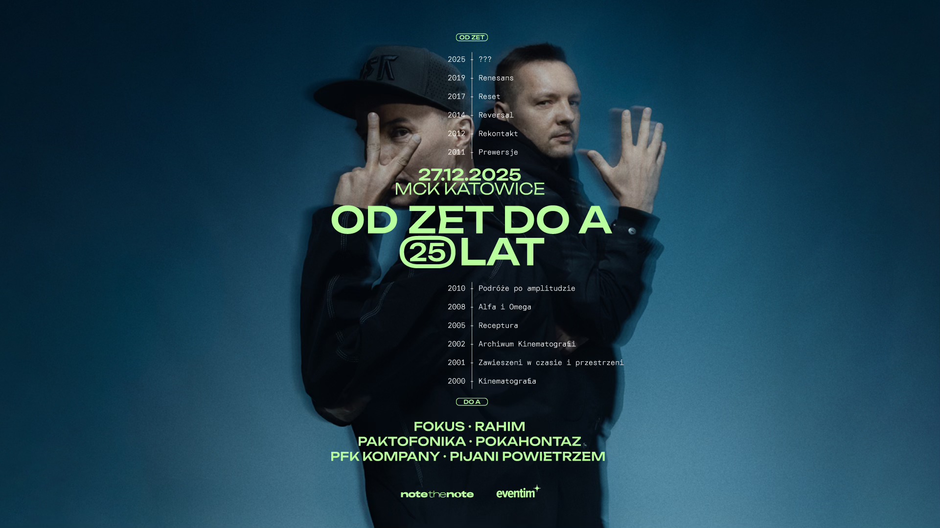 OD ZET DO A. 25 LAT - FOKUS, RAHIM, PAKTOFONIKA, POKAHONTAZ, PFK KOMPANY, PIJANI POWIETRZEM