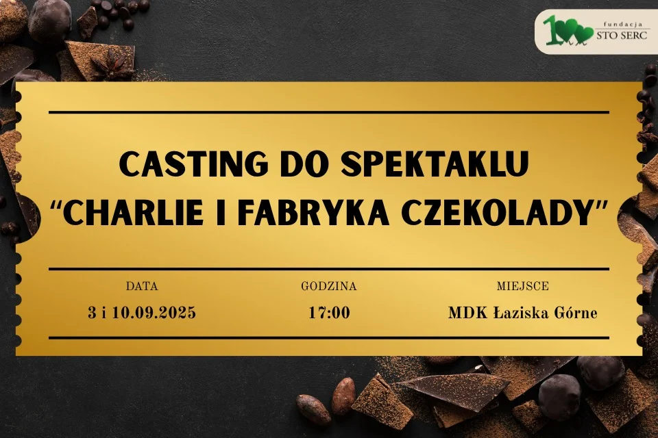 W Łaziskach Górnych rusza casting na spektakl „Charlie i fabryka czekolady”