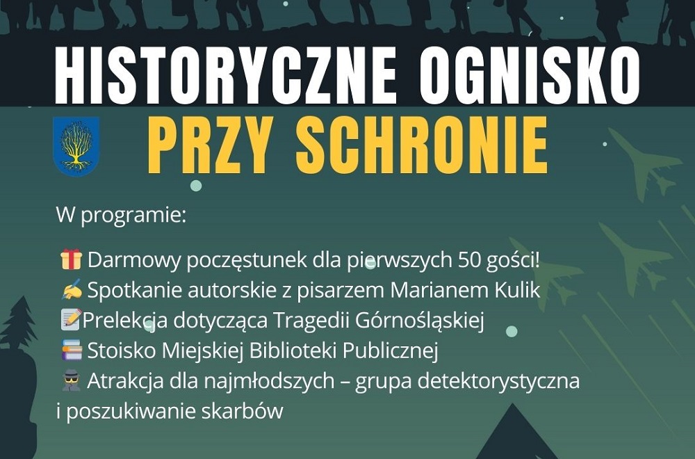 Ognisko z historią: wyjątkowe wydarzenie przy schronie w Orzeszu