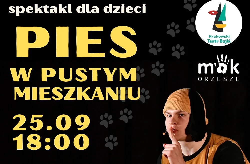 „Pies w pustym mieszkaniu” – spektakl dla dzieci w Orzeszu