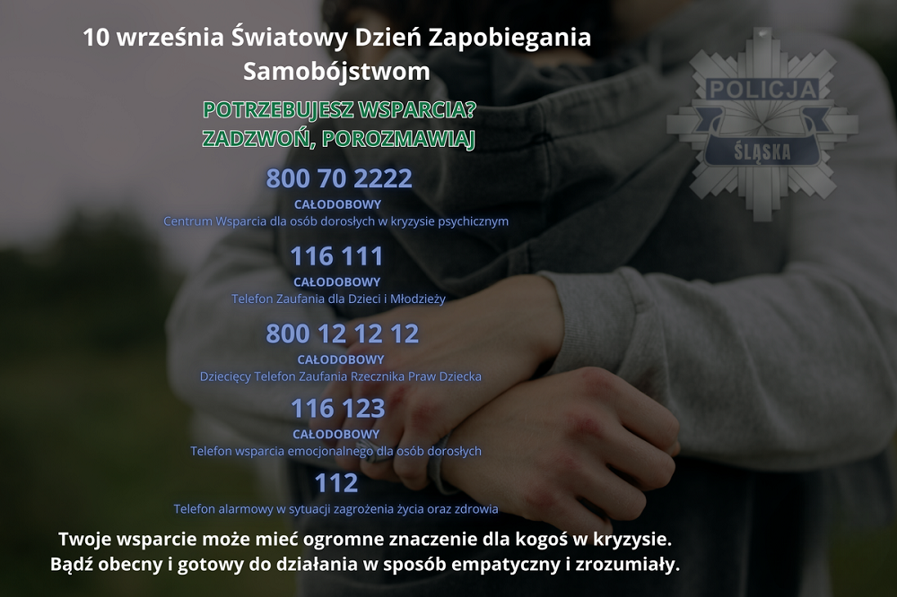 10 września – Światowy Dzień Zapobiegania Samobójstwom: Jak rozpoznać zagrożenie?