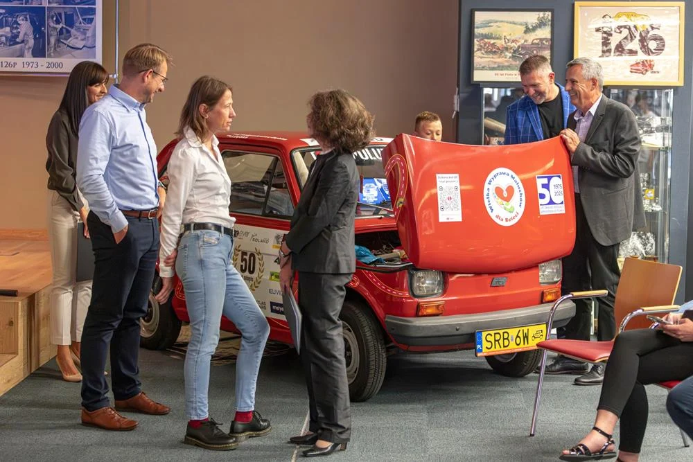 50-lecie Fiata 126p w Tychach / fot. Artur Pławski, Muzeum Miejskie w Tychach