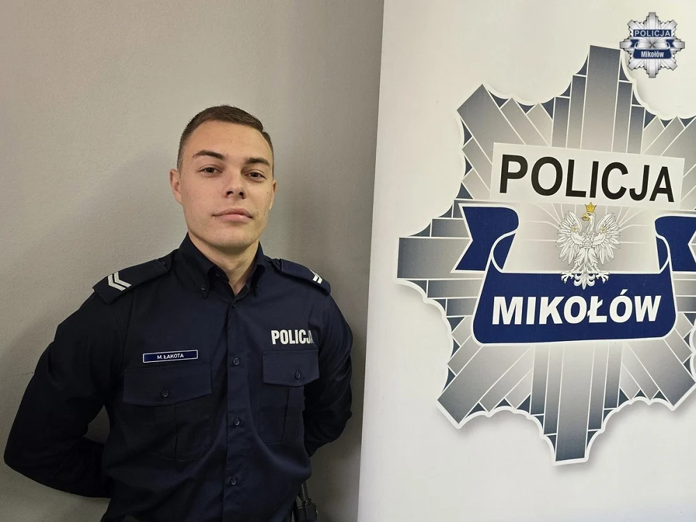 Nowy dzielnicowy w Orzeszu – st. sierż. Mateusz Łakota obejmuje rejon nr 16