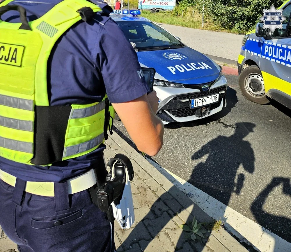 Pościg w Tychach: Nietrzeźwy kierowca zatrzymany po ucieczce „pod prąd”