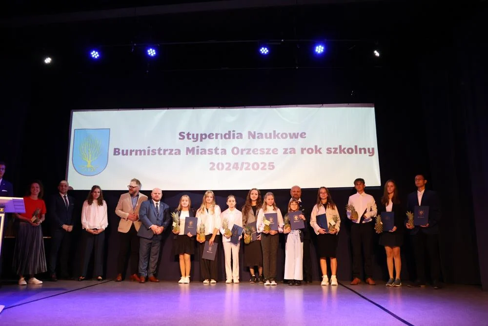 Stypendia Burmistrza Miasta Orzesze / fot. UM Orzesze