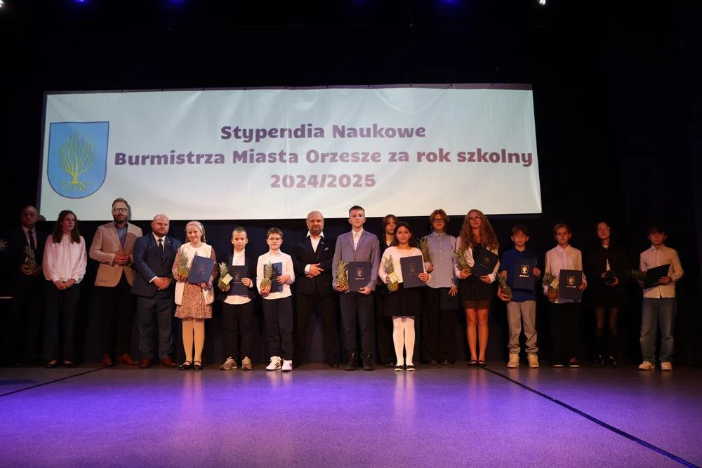 Stypendia Burmistrza Miasta Orzesze / fot. UM Orzesze