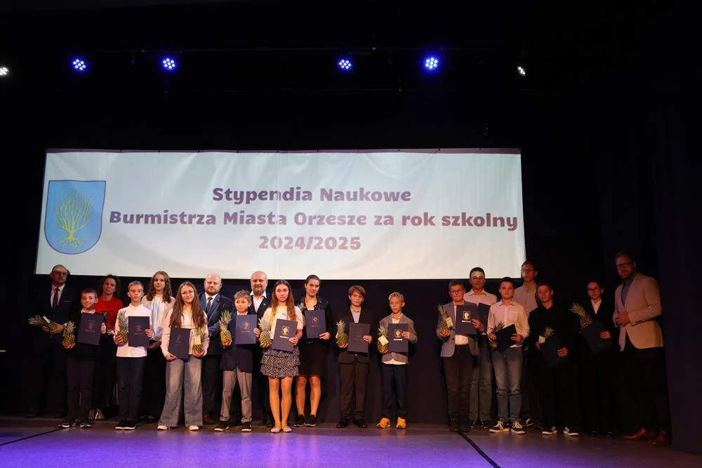 Stypendia Burmistrza Miasta Orzesze / fot. UM Orzesze