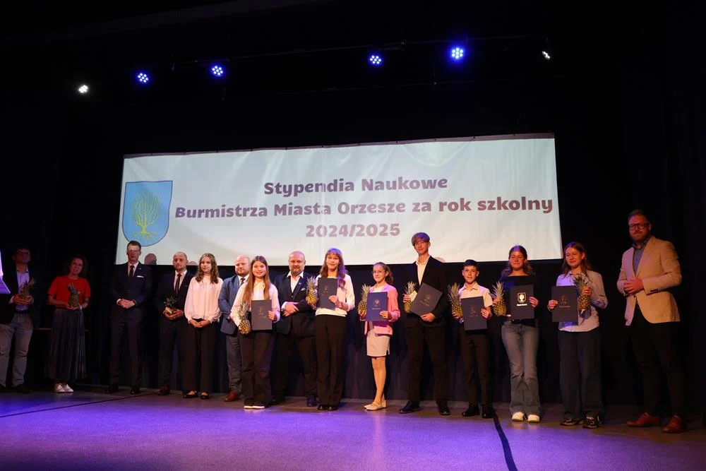 Stypendia Burmistrza Miasta Orzesze / fot. UM Orzesze