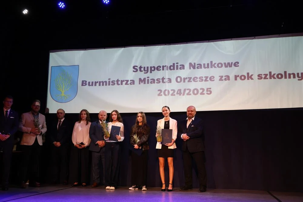 Stypendia Burmistrza Miasta Orzesze / fot. UM Orzesze