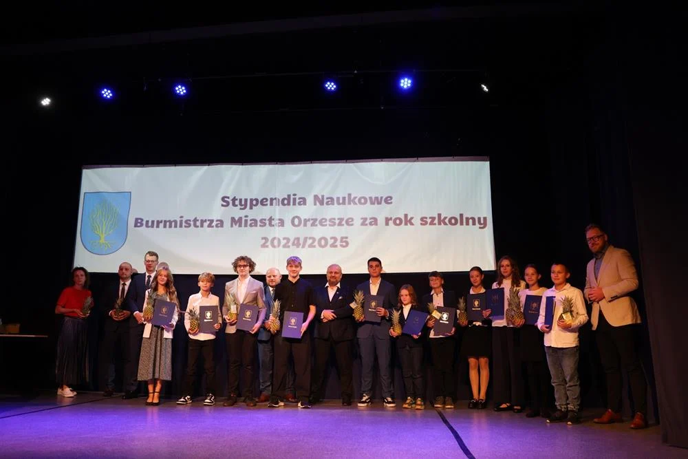 Stypendia Burmistrza Miasta Orzesze / fot. UM Orzesze
